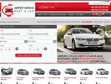 Tablet Screenshot of airportantalyarentacar.com